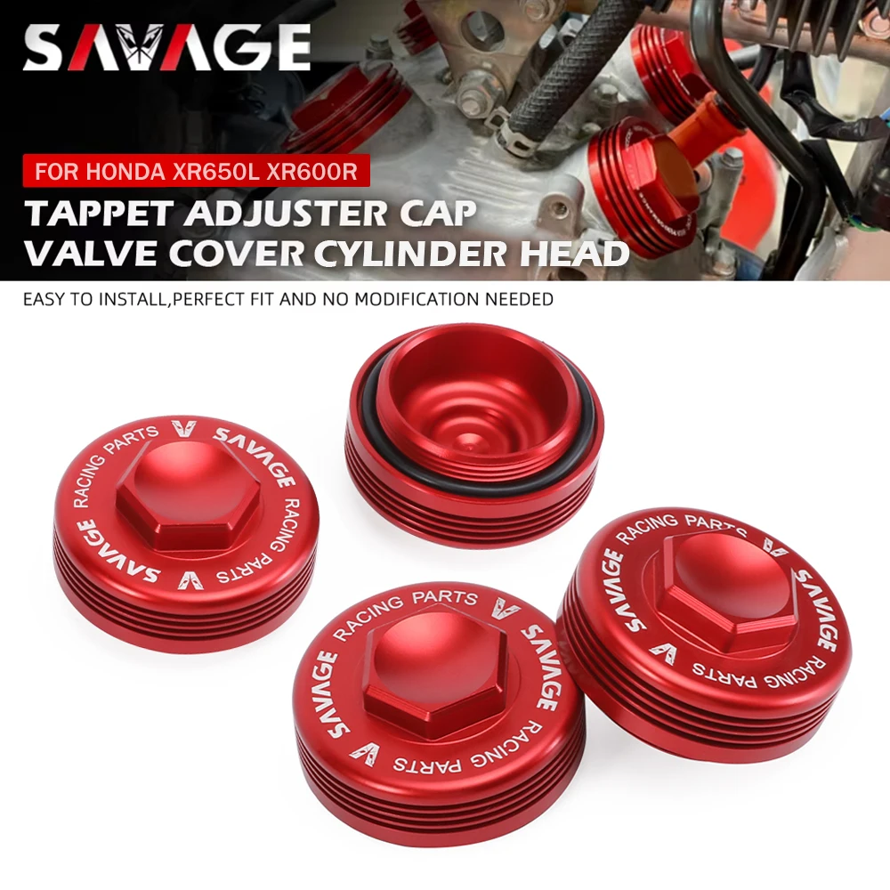 

Cylinder Head Engine Valve Cover Tappet Adjuster Cap For HONDA XR650L XR650R XR500R XL350R XBR500 NX500 NX650 Dominator FMX650