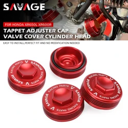 Cylinder Head Engine Valve Cover Tappet Adjuster Cap For HONDA XR650L XR650R XR500R XL350R XBR500 NX500 NX650 Dominator FMX650