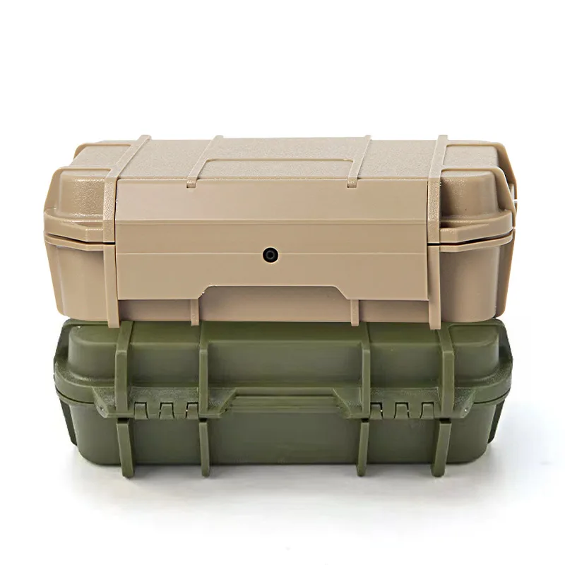 Double-layer Shock-absorbing Ammo Box Waterproof Sealed Box Lightweight Ammo Accessory Crate Bullet Storage Safe Case With Foam