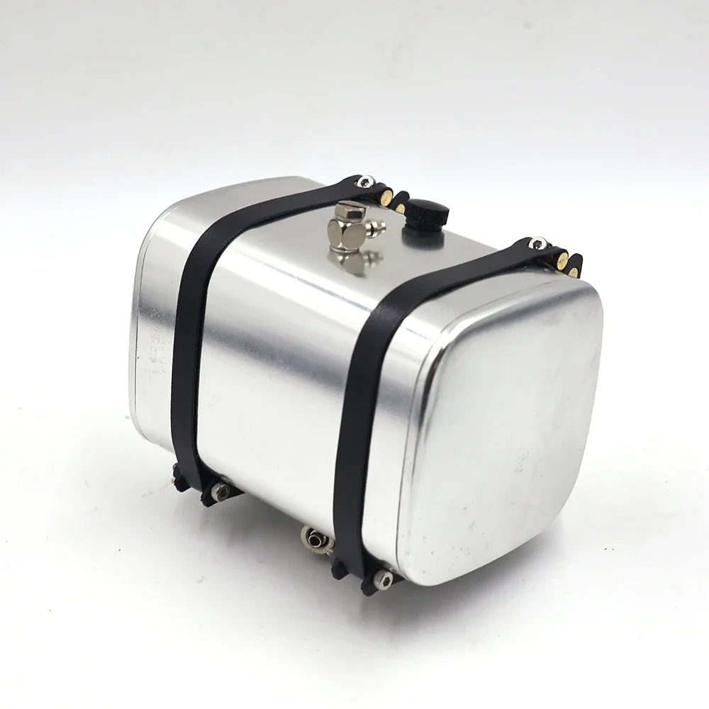 Réservoir d'huile de scellage hydraulique en métal, pour remorque de camion Tamiya RC 1/14 Scania 770S R620 Actros 3363 Volvo 750 MAN LESU, pièces de bricolage de voiture