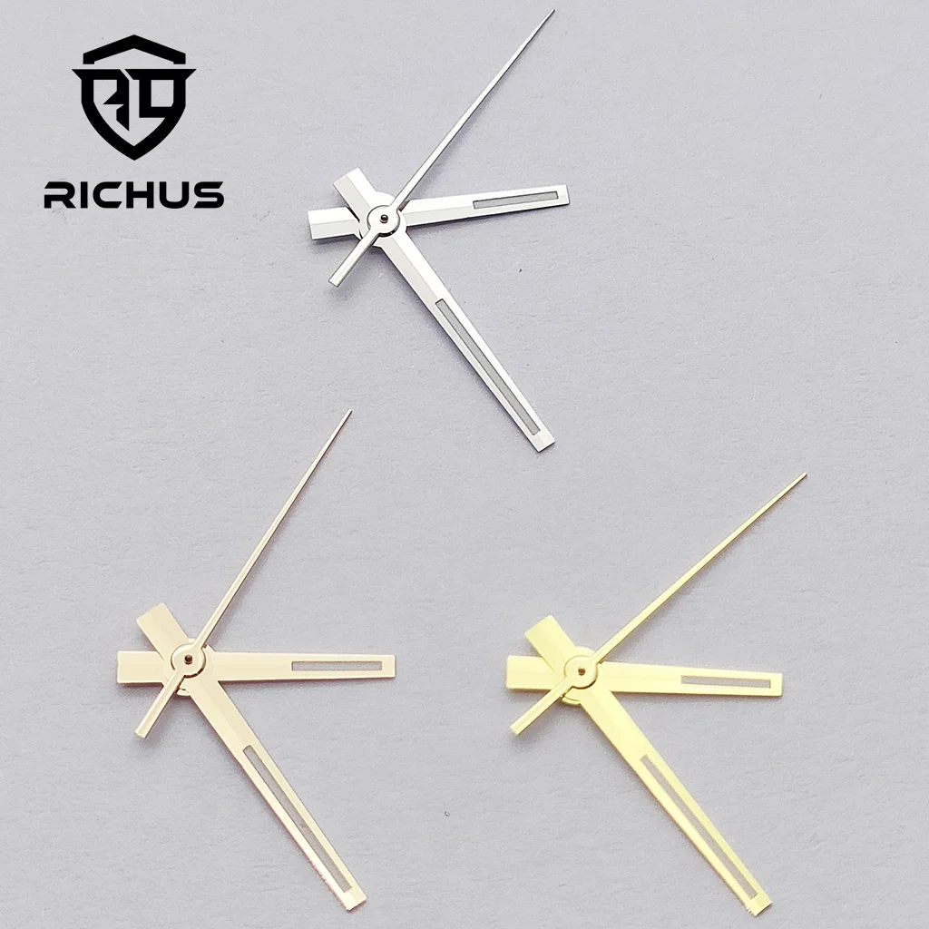 RICHUS NH35 Watch Hands Silver Gold Rose gold Watch Hands Green Luminous Fit NH35 NH36 Movement