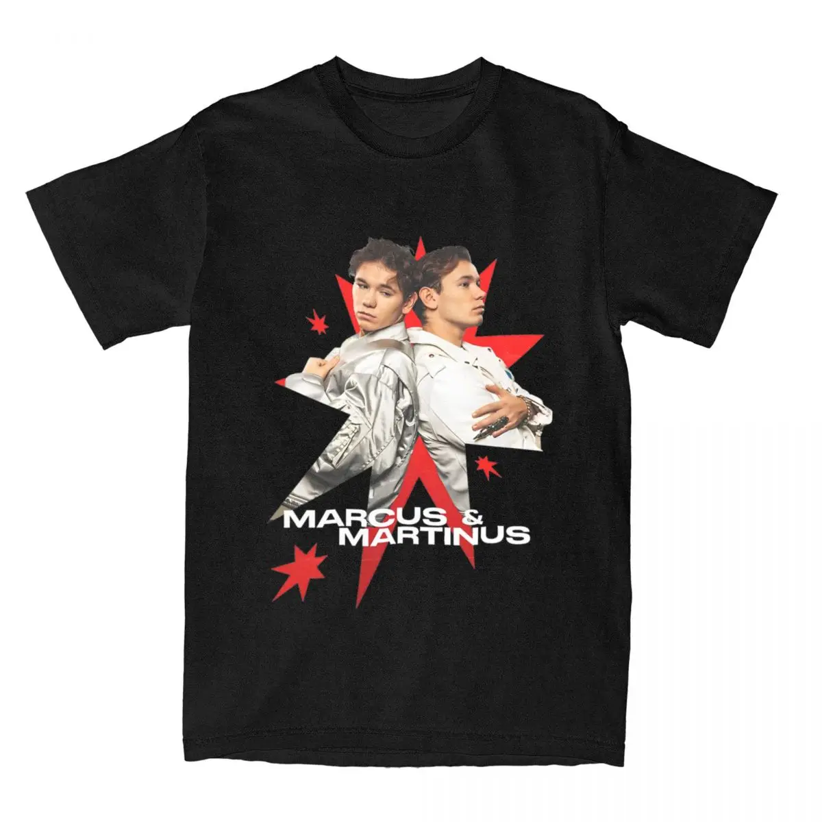 Men Women\'s Marcus And Martinus Sweden Norway Eurovisions 2024 Malmo T-Shirts Merch Funny Cotton T Shirts Tee Clothing