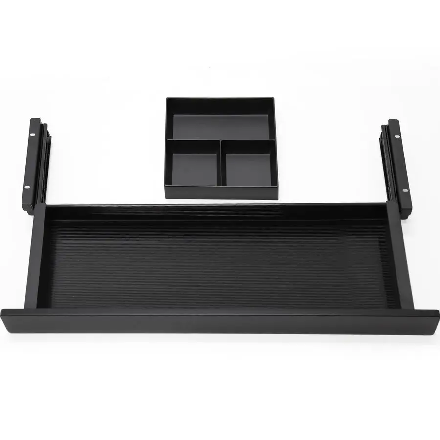 

Низкий выдвижной ящик-органайзер под стол, черный, 23,5 дюйма