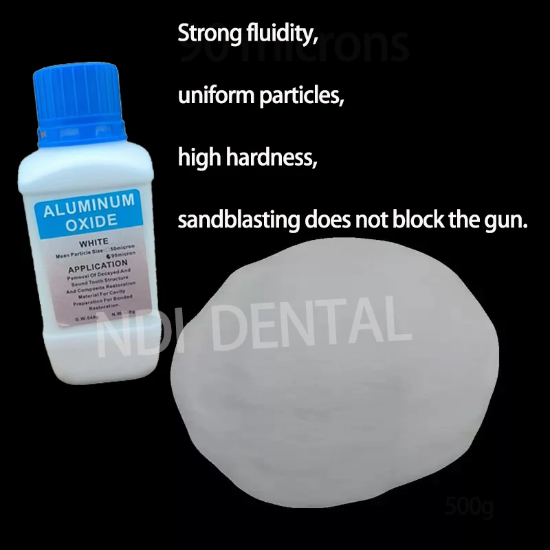 Dental 50/90um Powder Alumina Bracket Clean Up for Oral Cavity Sterilization Compatible Will 2/4-Hole Turbine New