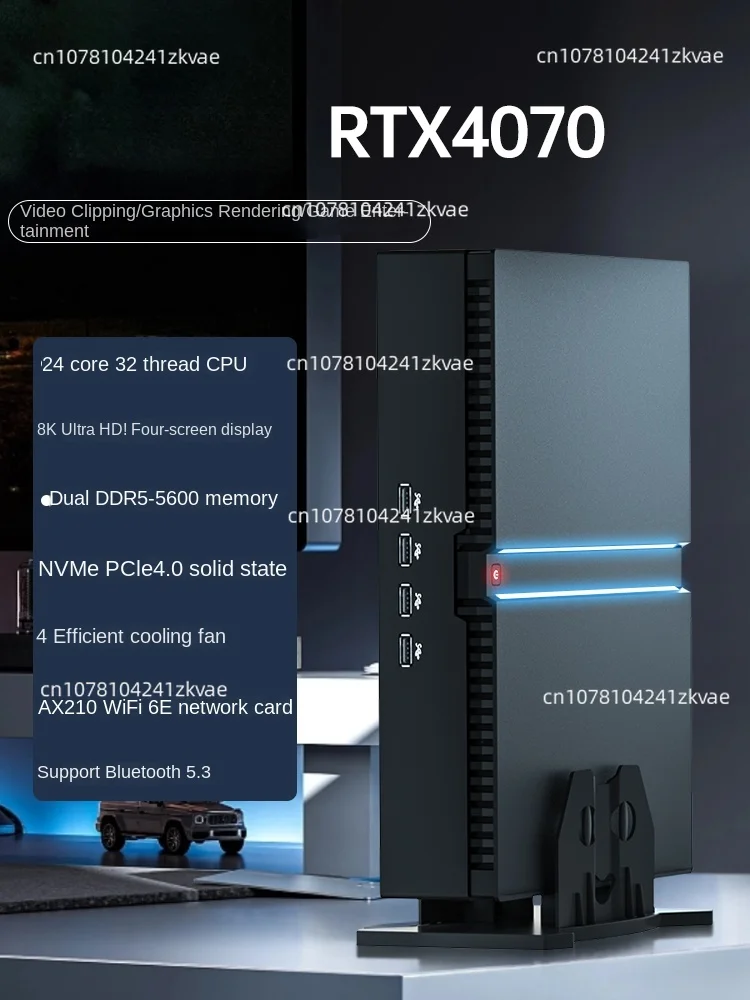 

Независимый дисплей I9 14-го поколения RTX4070 игровой мини-консольный компьютер высококлассный настольный электронный Спорт в сборке