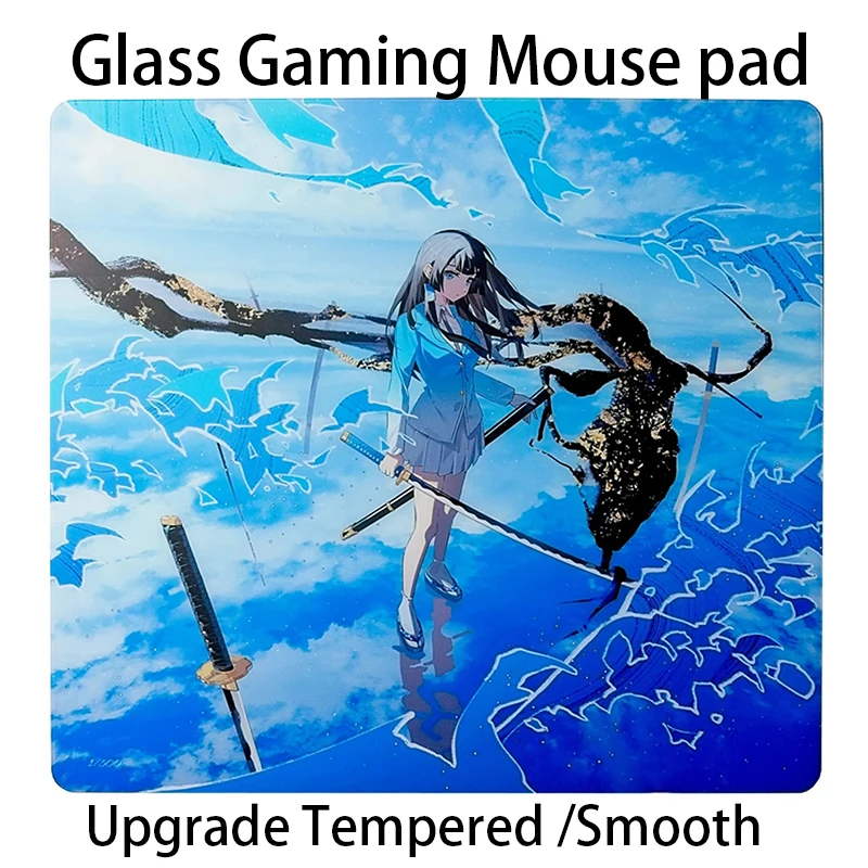 

Игровой коврик для мыши Skypad Abyss M-Mitsuki Yusui YUME Upgrade, гладкий, из закаленного стекла, для игр, киберспорта, FPS, настраиваемый