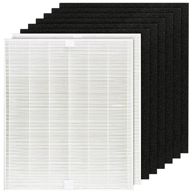 LUDA 3304899 HEPA Filter For Coway AP1512HH AP-1512HH Mighty Air Purifiers, Filter 3304899, 2 HEPA Filters & 6 Pre-Filters