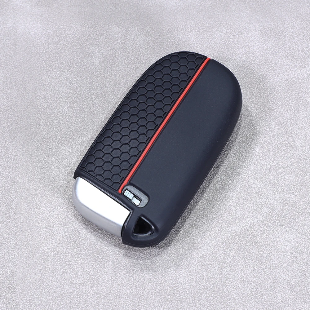 Silikon-Smartkey-Hülle Passend für Jeep Grand Cherokee WK2 2014-2021 Cherokee KL 2014-2023 Dodge Dart 2013-2016 Durango 2014-2026 – Detail 4