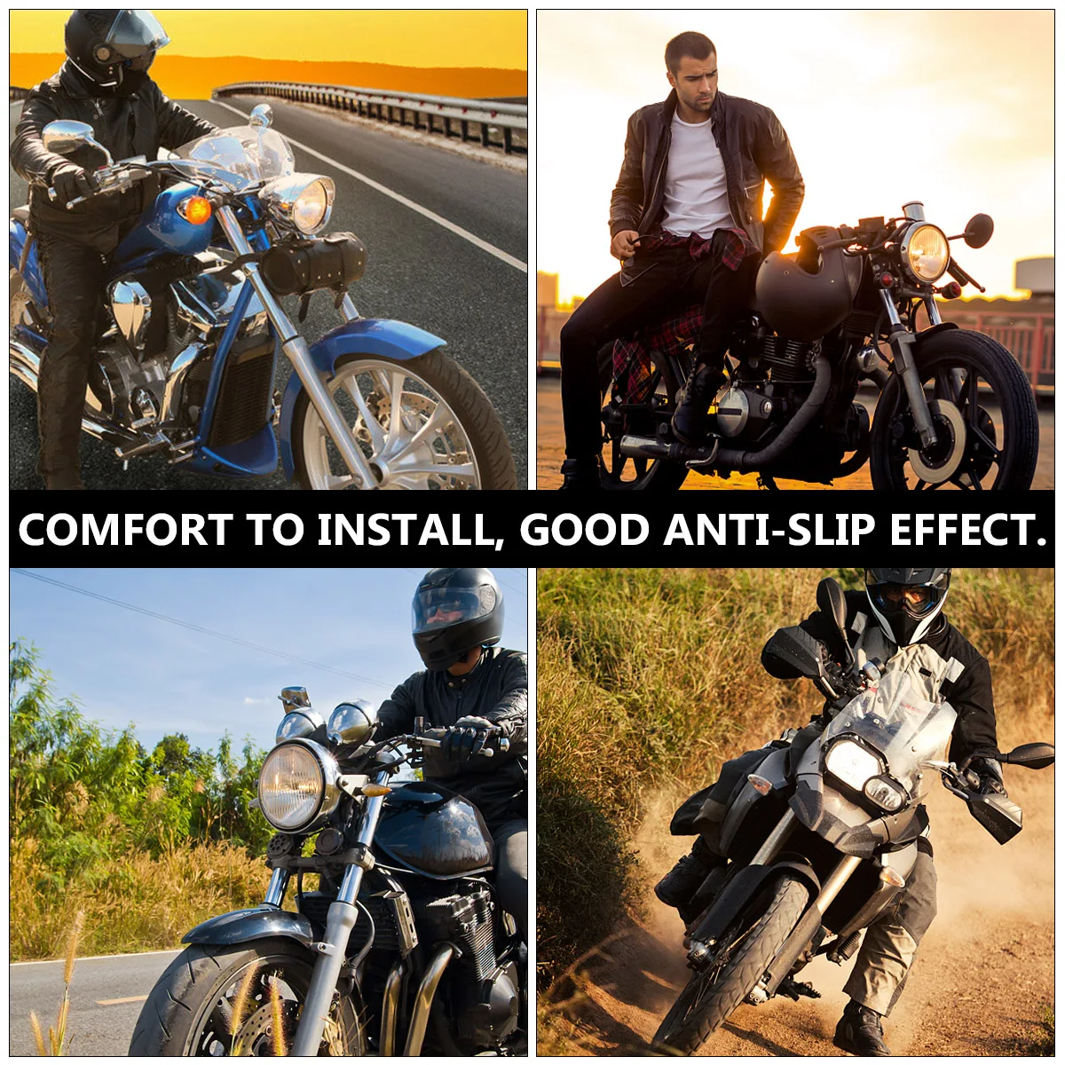 حامي الحذاء معدات الدرجات النارية بولي يوريثان غير قابل للانزلاق غطاء قابل للتعديل التمهيد حارس السلامة حماة ركوب الملحقات دراجة نارية