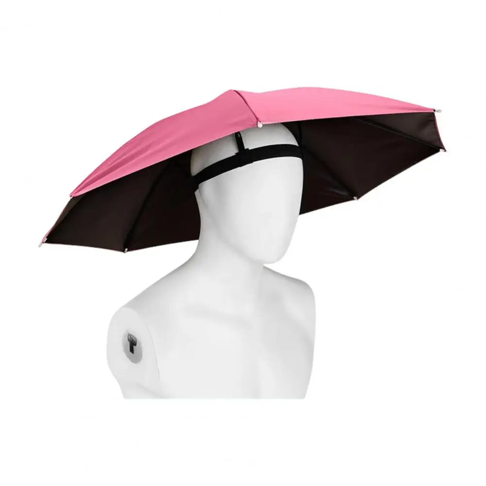 Sun-shading Umbrella Hat Summer Umbrella Hat Hands-free Sun Blocking Umbrella Hat for Kids Adults Waterproof Uv for Ultimate