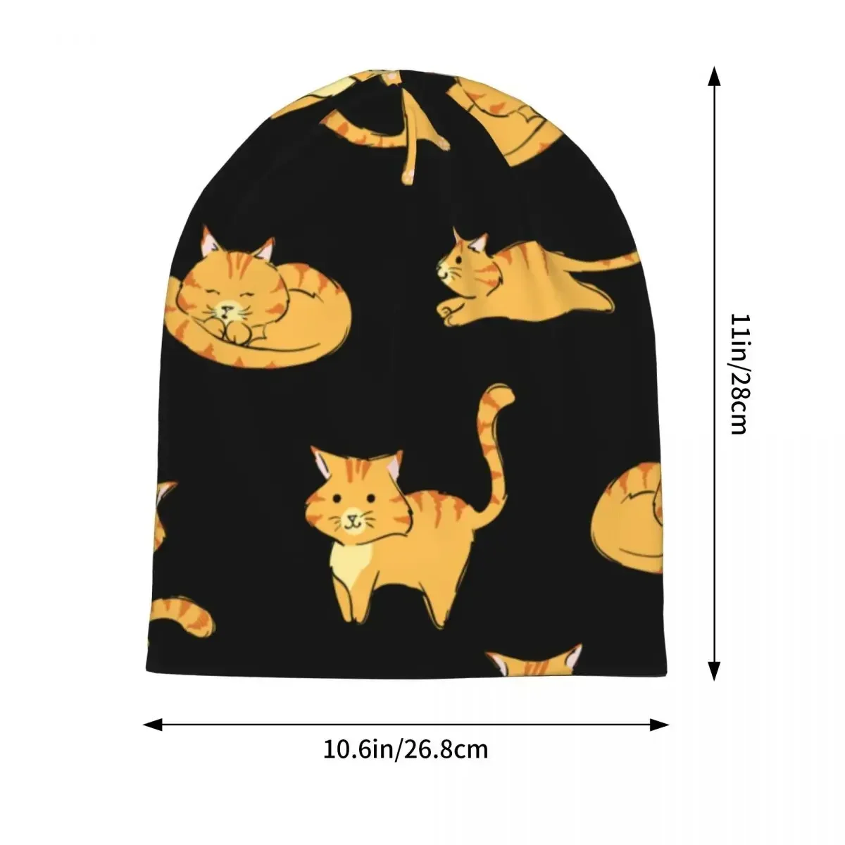 

Street Skullies Beanies Hat Animal for Men Women Knitting Spring Dual-use Cap
