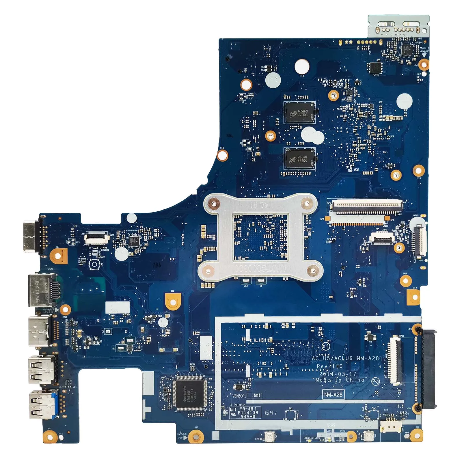 NM-A281 Notebook Mainboard For Lenovo Ideapad G50-45 216-0856050 ACLU5 ACLU6 Laptop Motherboard A8-6410 CPU DDR3L 15inch