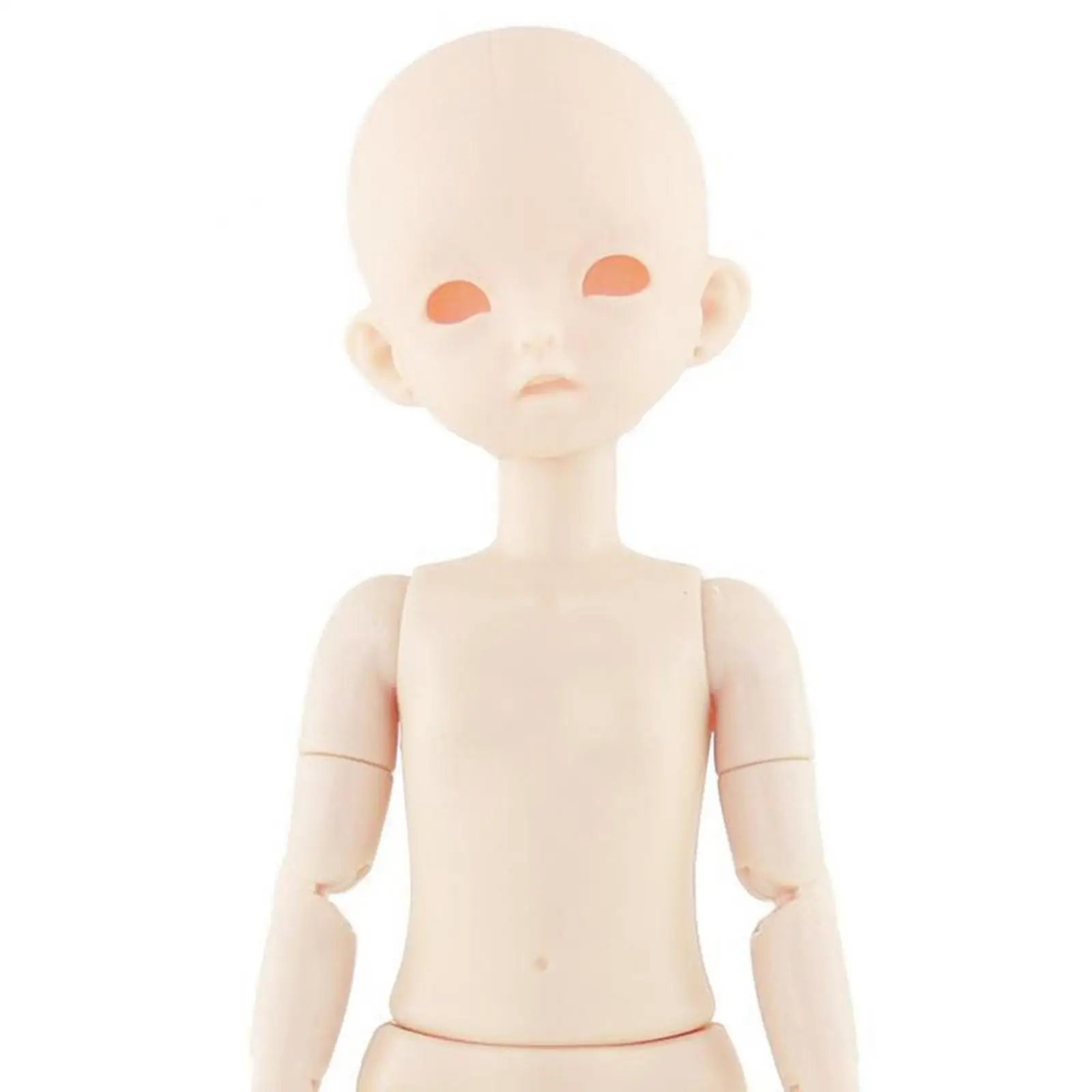 28cm Moveable Plastic Blank Figure Doll Full Body DIY Replacements W/ Shoes