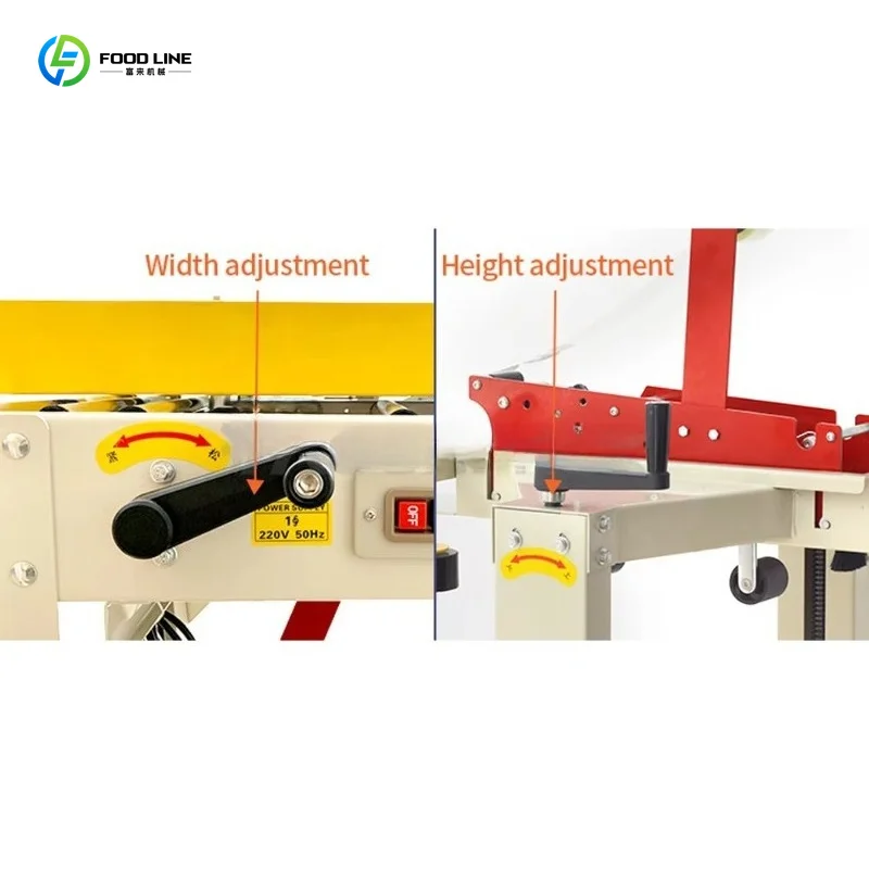 Heavy Duty Industrial Carton Sealer Special For Intermediate Commodity Carton Tape Sealing Work