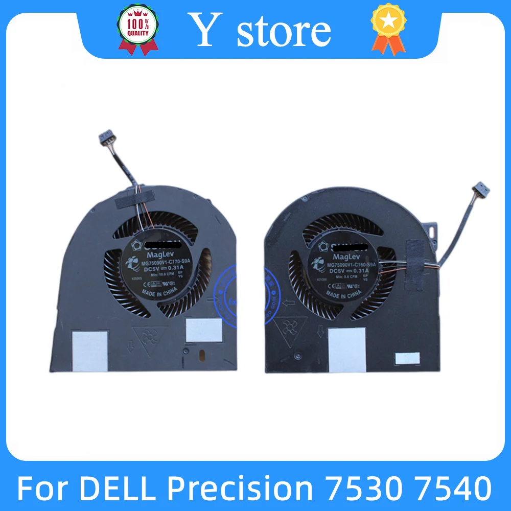 

Y Store New CPU GPU Cooler Fan Heatsink For DELL Precision 7530 7540 AT26J007ZAL MG75090V1-C160-S9A MG75090V1-C170-S9A Radiator