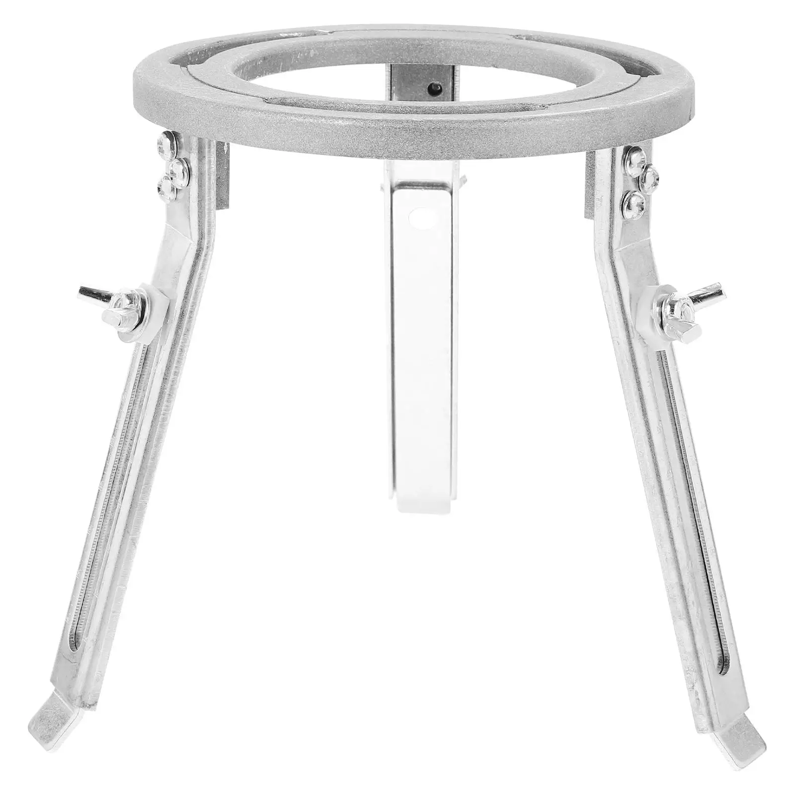 

Liftable Experimental Tripod Stand Silver Laboratory Chemistry Equipment Adjustable Height Alcohol Lamp Holder