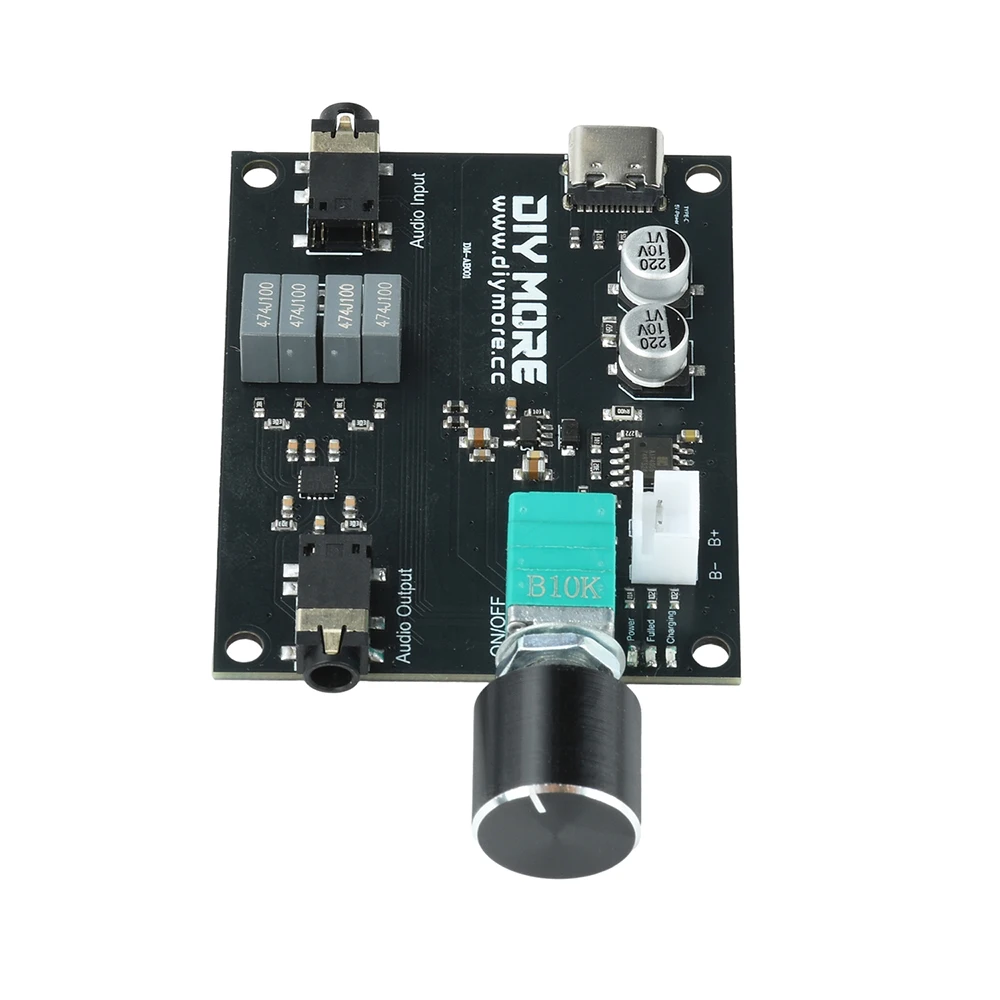 Kopfhörerverstärkerplatine MAX97220 mit 3,5-mm-Kopfhörerschutz ALPS-Potentiometer – Detail 17