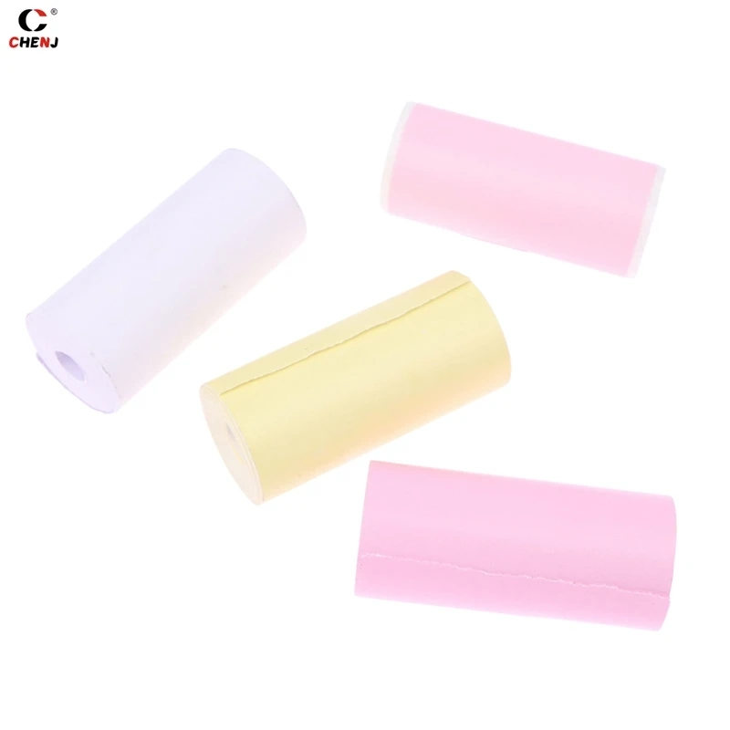 1pcs Mini Printer Paper Self-adhesive Thermal Papers HD Color Label Printers Photo Inkless Printing