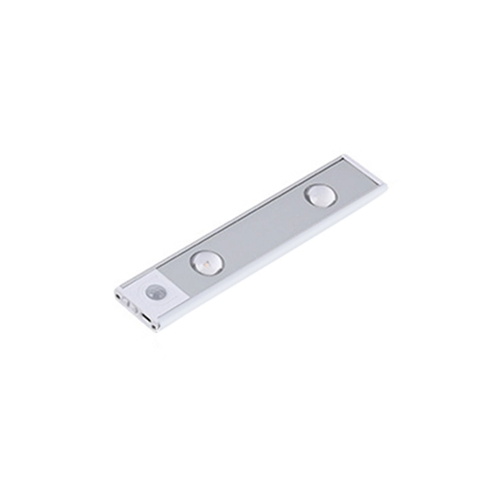 ذكي LED جسم الإنسان الاستشعار مصباح مصباح قابل لإعادة الشحن خزانة خزانة مصباح بار 20 سنتيمتر الفضاء الفضة ثلاثي الألوان يعتم #4