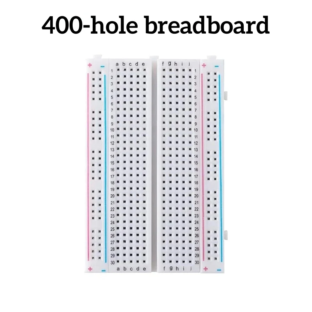 MB-102 Prototype Breadboard 400 830 Points Solderless PCB Bread Board Jumper Wires Cable Board DIY Dupont Wire for Arduino Kit