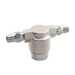 High Pressure Precision Filters Spray System Accessories With Pipe Straight Fitting 3/8