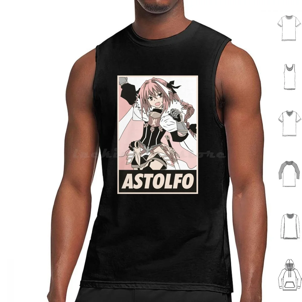 Camisetas sin mangas de sable de Gran Orden falsa, chaleco sin mangas Fate Astolfo Fate Astolfo Anime Manga Fate Grand Order Trap Waifu Saber Video