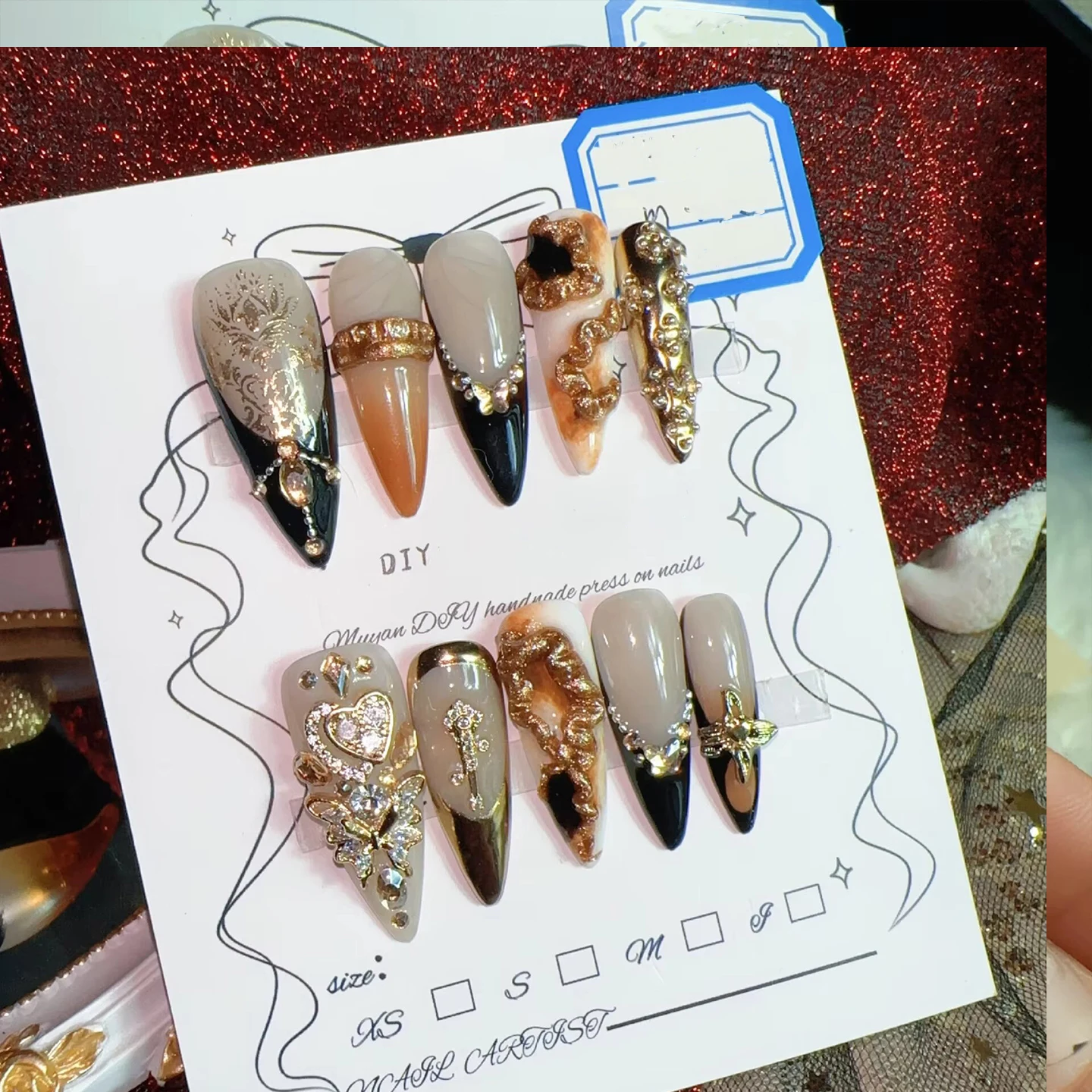 Luxury Rich Lady Press On Nail - Press On Nail Set review and price
