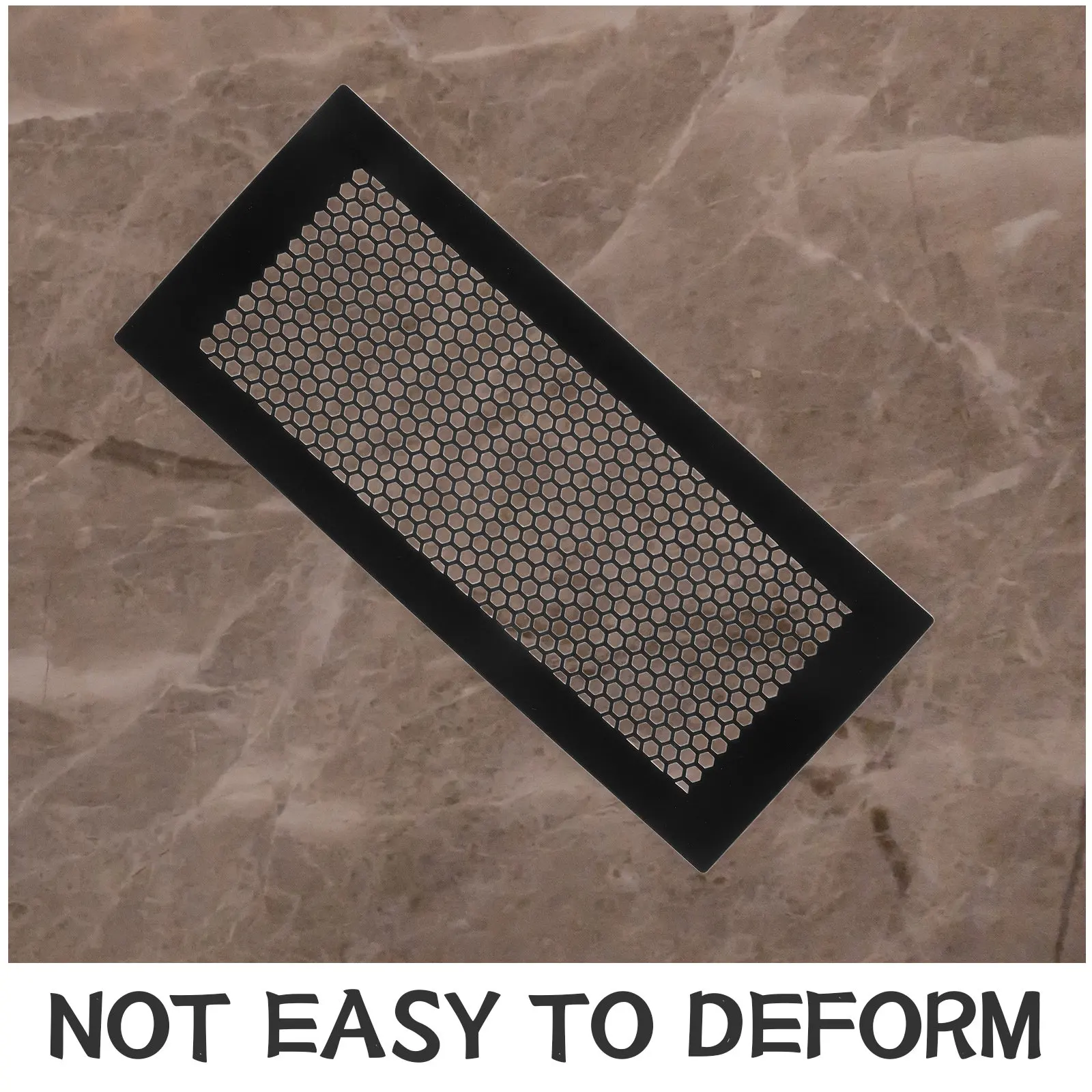 2Pcs Floor Vent Cover Silicone Honeycomb Mesh Flush Mount Heating Cooling Register Deflector 4x10 Airflow Vent Grille for Home view 3