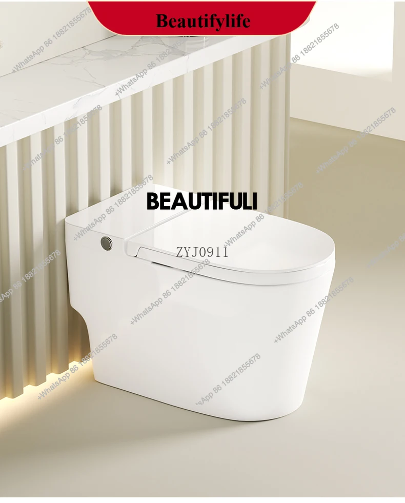 ab01  No plug-in, no water pressure limit, super vortex siphon, large pipe, kick flush toilet