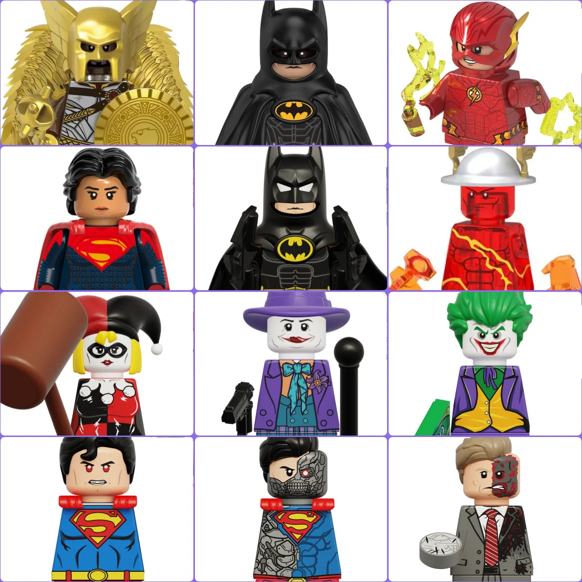 

Строительные блоки, кирпичная игрушка, мини-модель, кукла, детский супергерой, Супермен, классический персонаж, праздничный подарок на день рождения