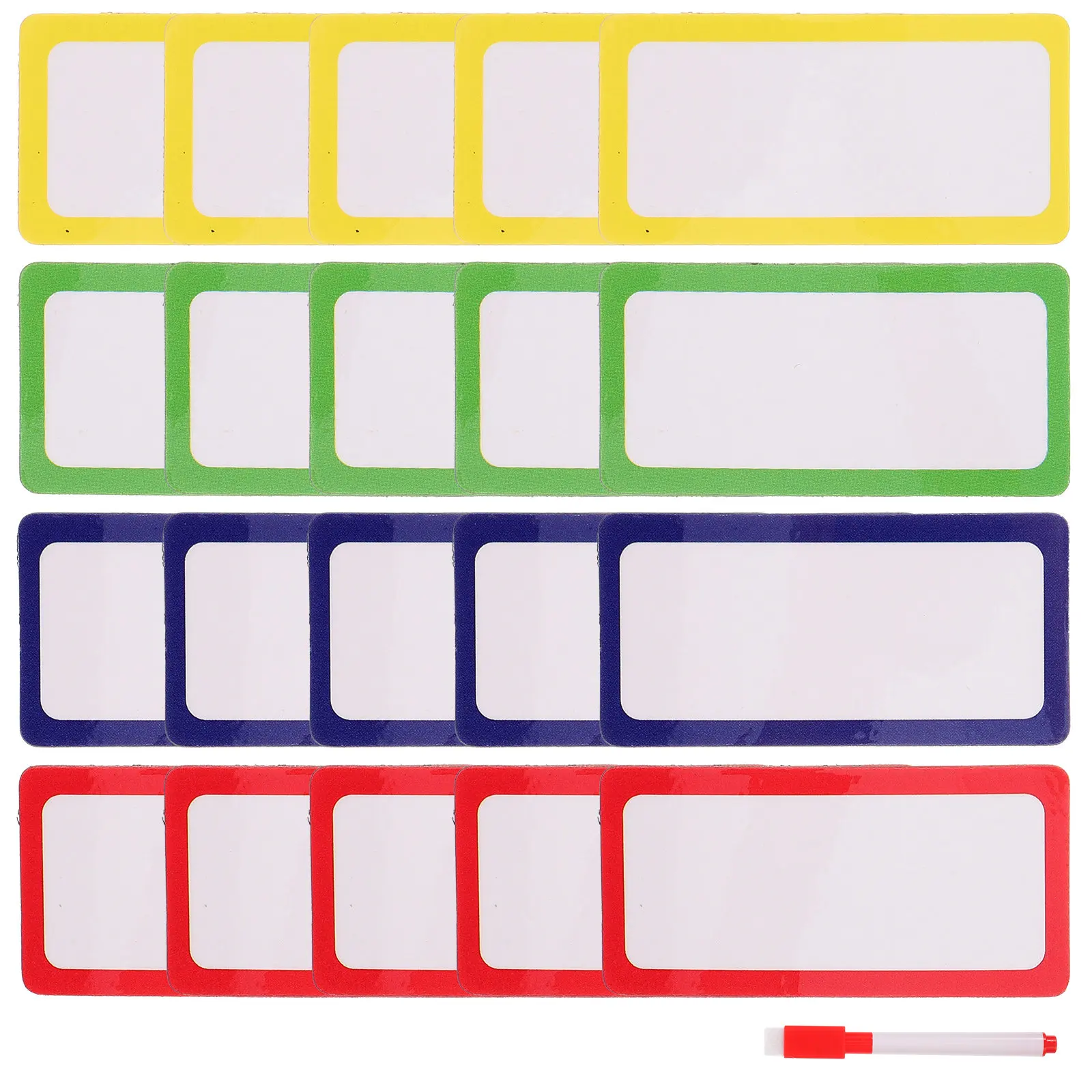 

1Set Magnetic Dry Erase Labels for Whiteboard Portable Practical Name Tags Classroom Office Use Magnetic Labels for Whiteboard