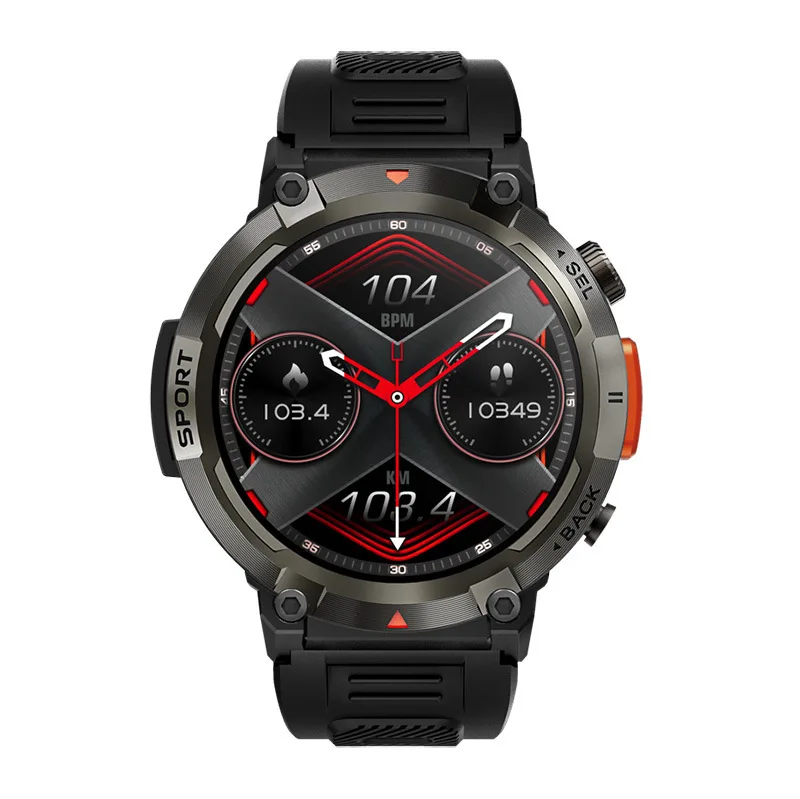 Intelligent high definition mobile  pressure and heart rate intelligent monitoring Bluetooth watch