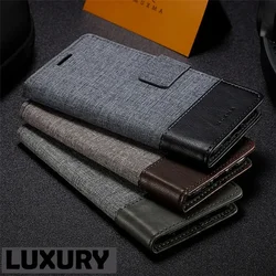 Leather Book Case For Xiaomi Mi Max 3 Mix 2 2S 13T 12X 12T 13 12 11 Lite 5G NE Pro Cloth Magnet Card Wallet Flip Case Cover