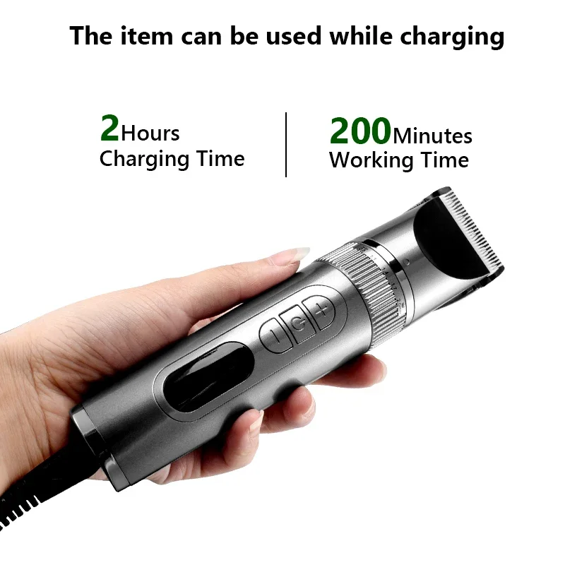 Xiaomi Hair Clipper Professional Ceramics Waterproof Shaving Suit Fast Charge Digital Display High Capacity Hair Cutting Machine