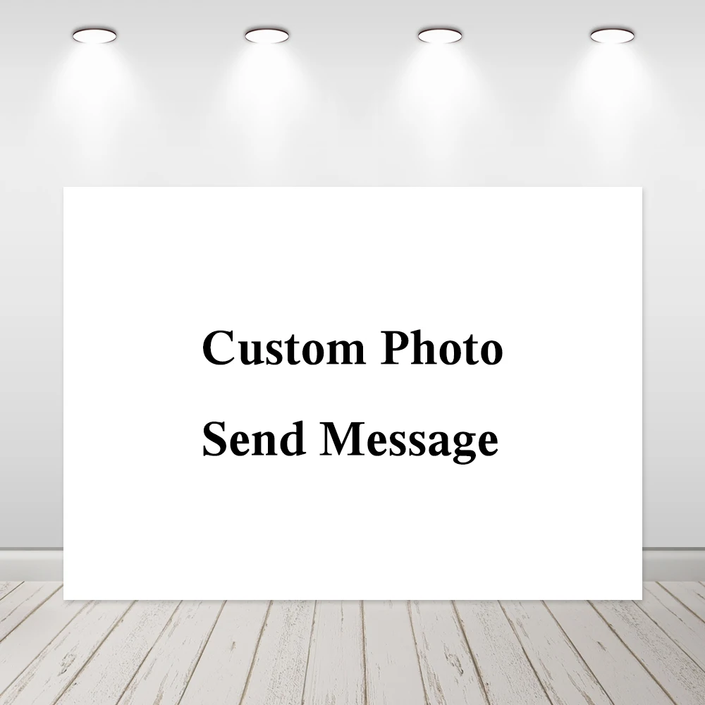 Custom Backdrops Cartoon Wedding Baby Shower Newborn Graduation Photography Backgrounds Props Photo Studio Banners Vinyl