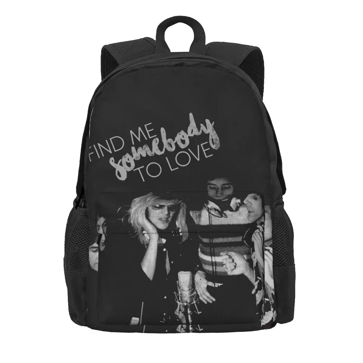 Queen Rock Band Women Backpack 3D Print Fashion Student School Bag Computer Backpack Kids Large Capacity Travel Rucksack