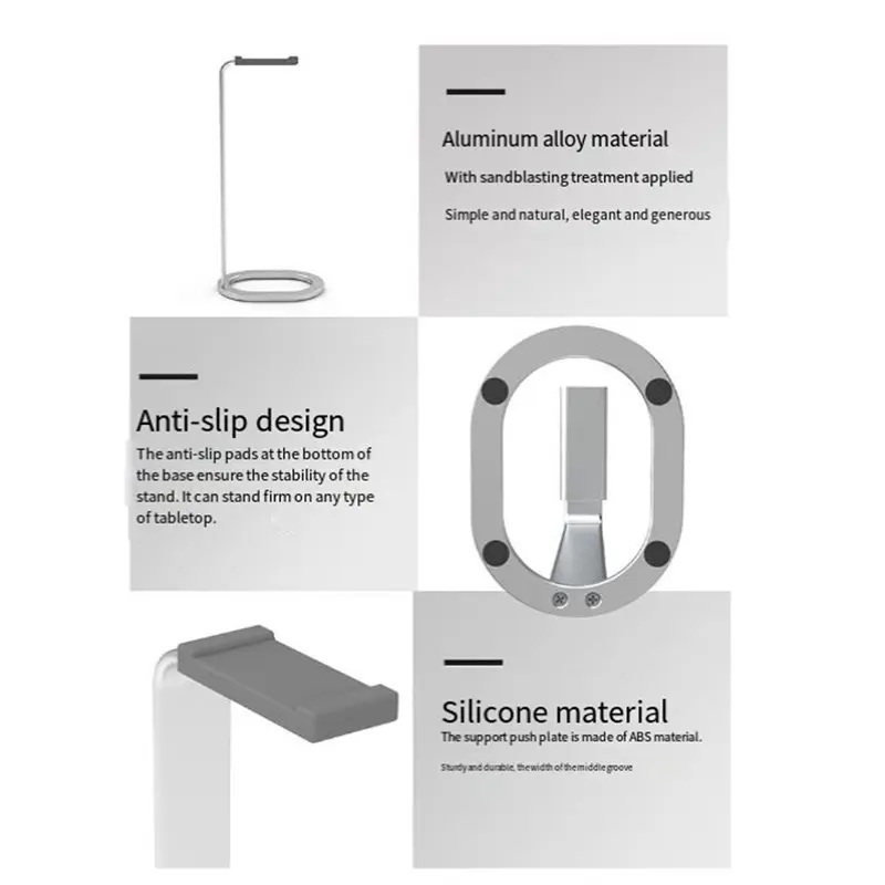 Bild 3: Universeller Kopfhörerständer, Schreibtischhalterung, Gaming-Headset-Halterung aus Aluminiumlegierung