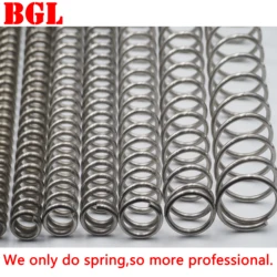 304 Stainless Steel Length 300mm 1pcs Compression Spring Wire Diameter 0.3-1.2mm Outer Diameter 2-16mm