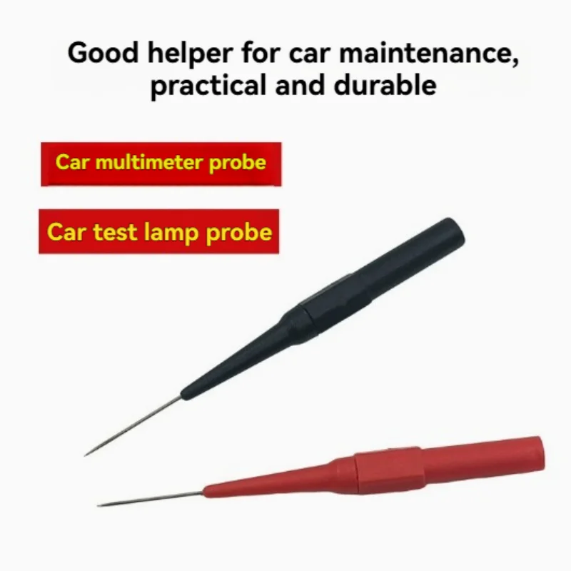 10Pcs Diagnostic Tools Multimeter Test Lead Extention Back Piercing Needle Tip Probes Autotools Automotive Kit Machine 0.7MM