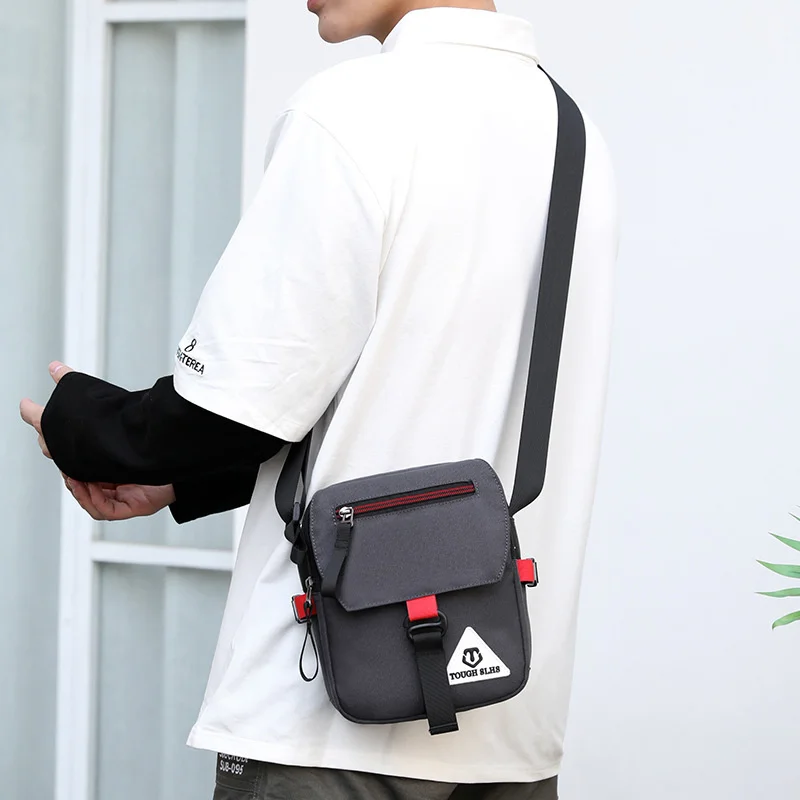 Men's Korean casual shoulder bag outdoor sports waterproof messenger bag fashion trend business Backpack