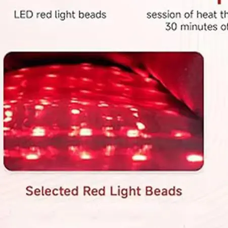 Portable Red Light Foot Slippers Pad Wearable 660nm 850nm LED Home Wellness Comfort Care Device for Foot Muscle Relaxation