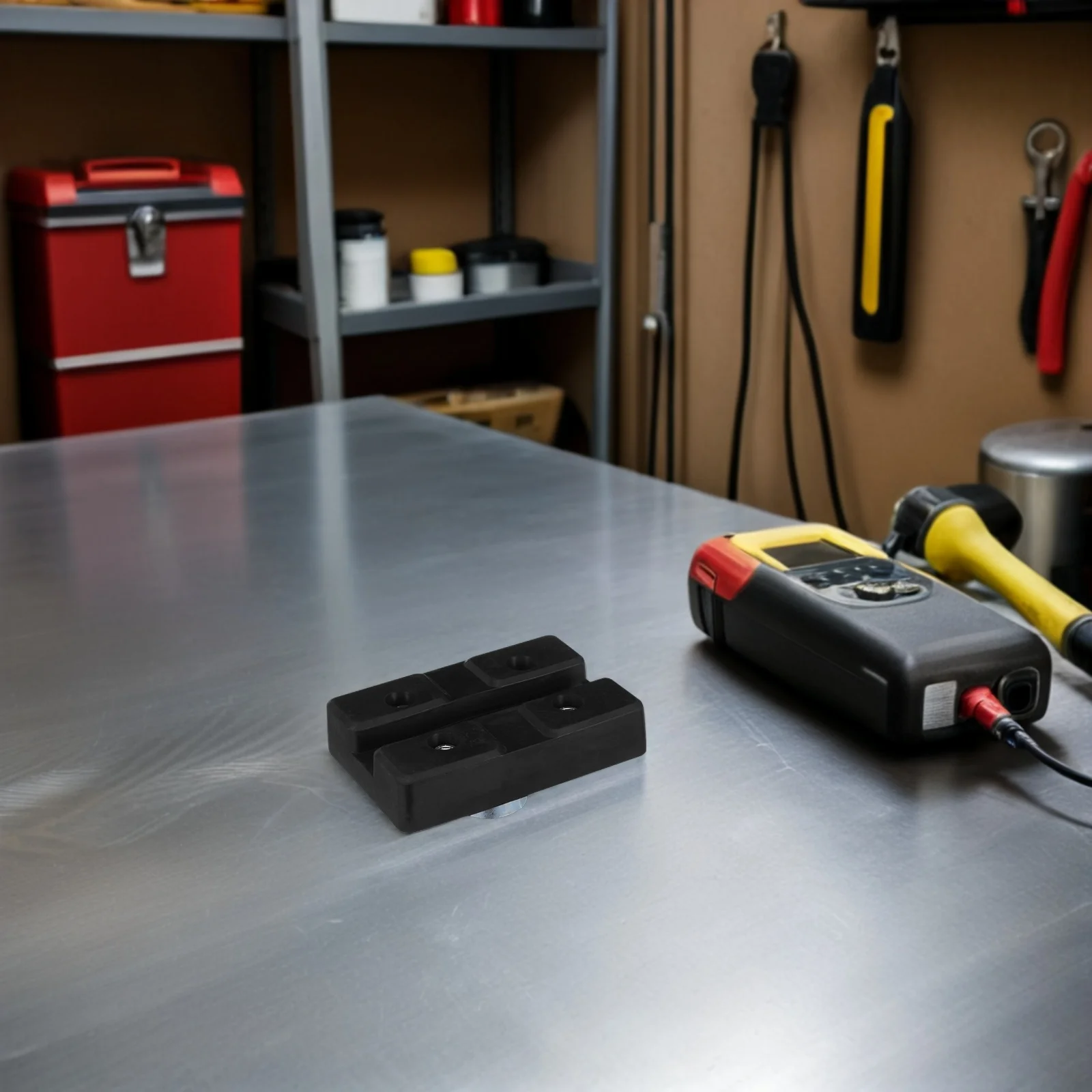 

Car Lift Rubber Pad Tray Black Universal Floor Jack Adapter For Medium Size Lifting Pad Frame Rail Protector