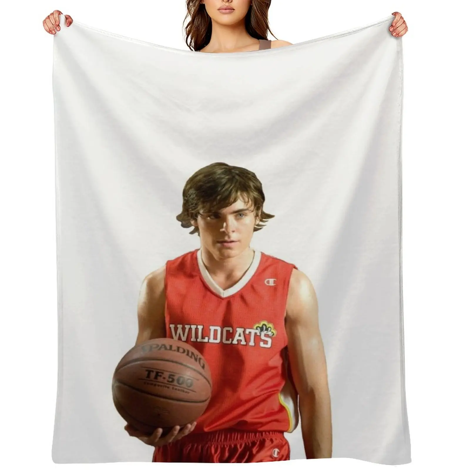 

troy bolton Throw Blanket For Sofa Thin warm winter Soft Plaid For Decorative Sofa Blankets
