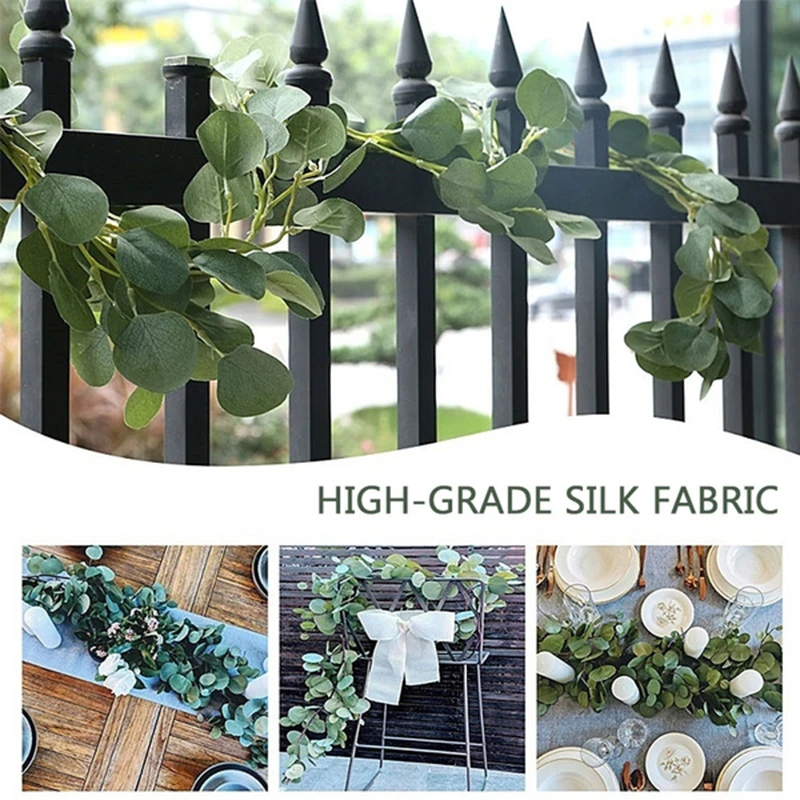 200 سنتيمتر الأخضر أوراق لبلاب اصطناعية جارلاند النباتات الكرمة يترك 1 قطعة Diy بها بنفسك ل ديكورات منزلية لحفل الزفاف حديقة ديكور حفلات