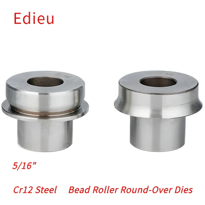 5/16 Inch Bead Roller Round-Over Dies Made Of Cr12 Steel