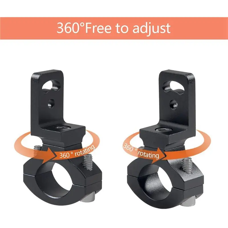Precision 2X Universal 22Mm 25Mm 7/8Inch Motorcycle Headlight Bracket Spotlight Holder Tube Clamp For Cafer Racer Chopper,TG82