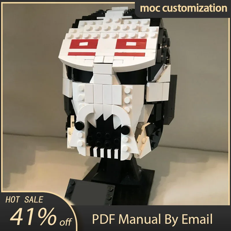 

569pcs Moc Space Wars Wrecker Helmets Model Building Blocks Bricks Diy Education Assembly Toys for Kids Birthday Gifts