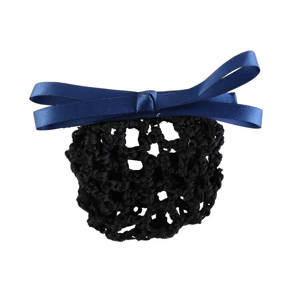 

Бант с бантом для волос, сетчатая сетка для волос, офисная сетка для волос, женские пружинные зажимы, зажим для хвоста, корейский пучок, снуд, заколки для волос, сетка