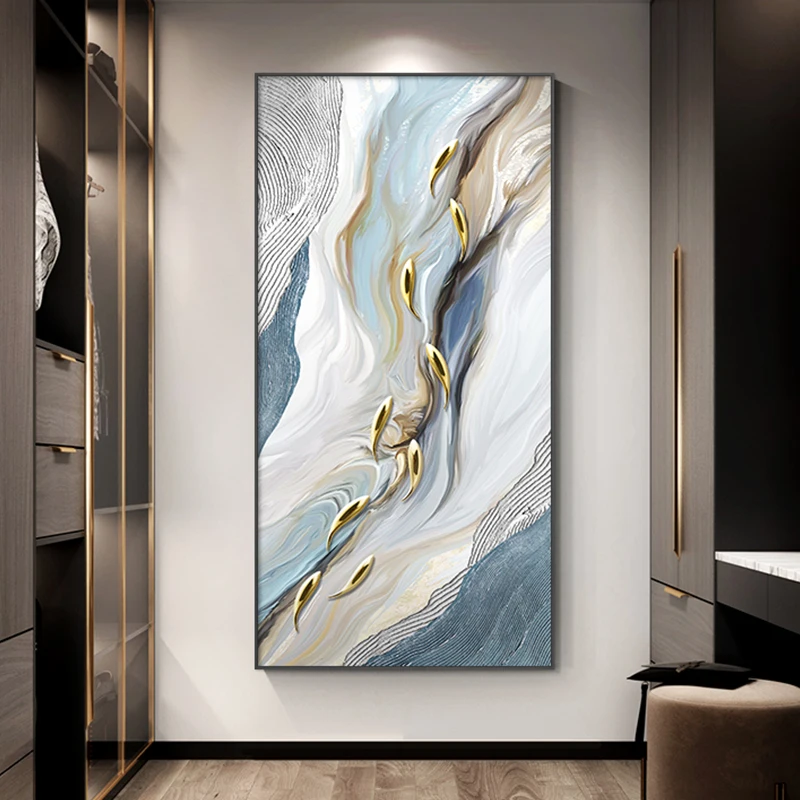 

Modern Luck LED Foyer Mural Lamp For Corridor Living Room Entrance Bedroom Decor Hanging Painting Lighting Background Wall Light