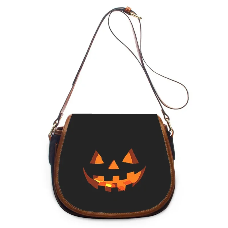 Horror Halloween gift Pumpkin head 3D Print New Fashion Women Crossbody Bag Women Bags Zipper Shoulder Bag Women Shoulder Bag